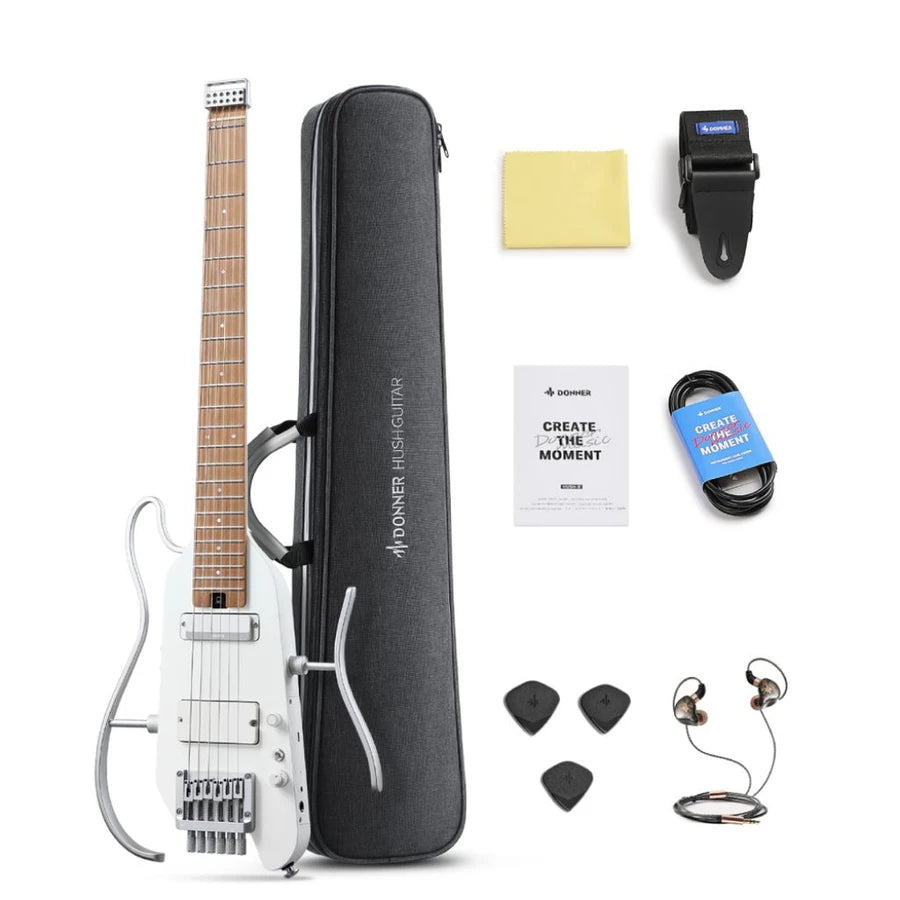 Donner HUSH-X Pro In White With Bag