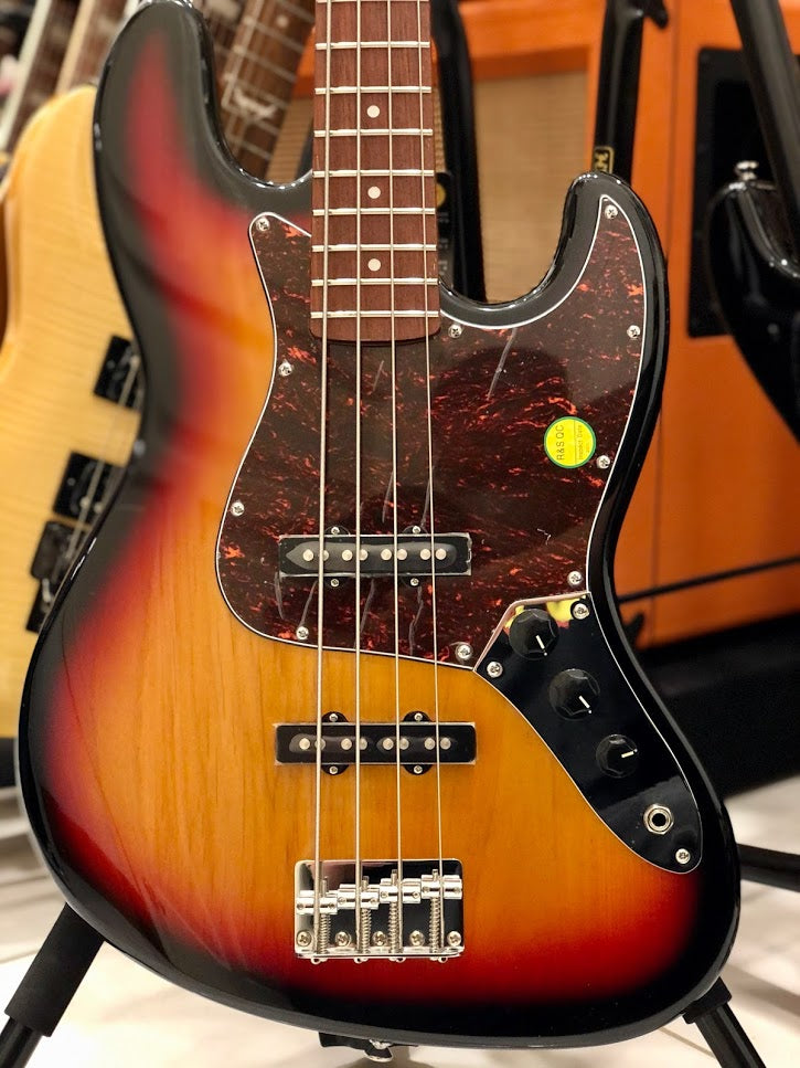 Tokai AJB-58 YS/C Jazz Sound Bass in Yellow Sunburst with Carbonized Jatoba FB