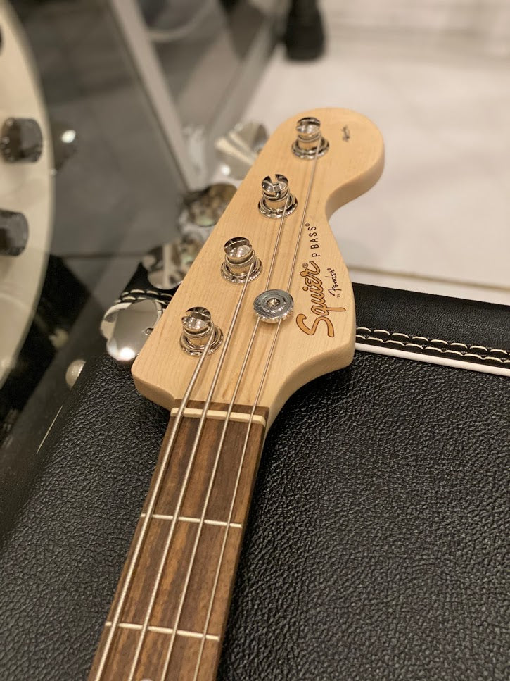 Squier Affinity Precision Bass PJ - Race Car Red with Laurel FB