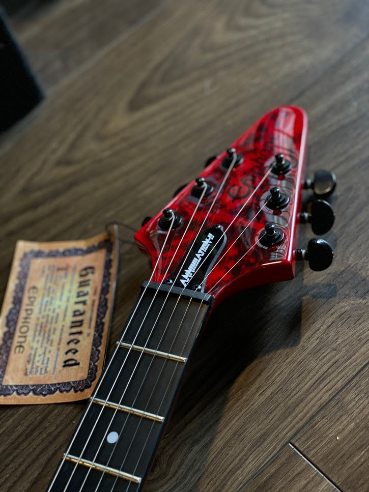 Epiphone Ltd ชุด Ed Jeff Waters Annihilation II Flying V