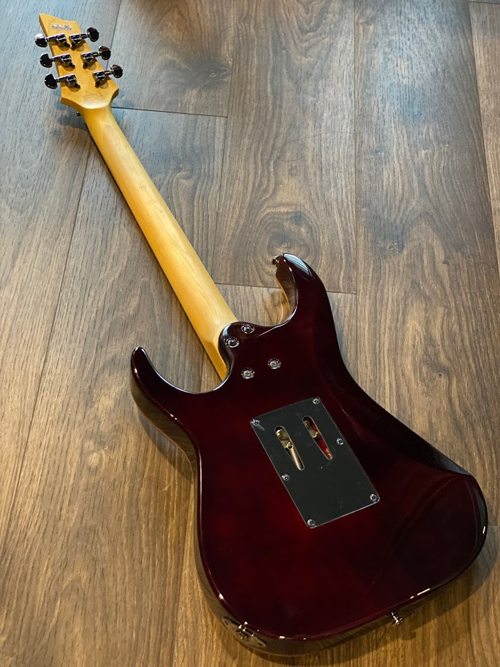 Schecter Banshee-6 FR Extreme in Black Cherry Burst