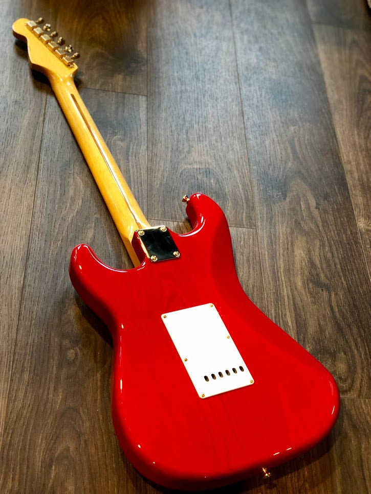 Tokai AST-108GH SR Limited Edition Seethru Red with Gold Hardware