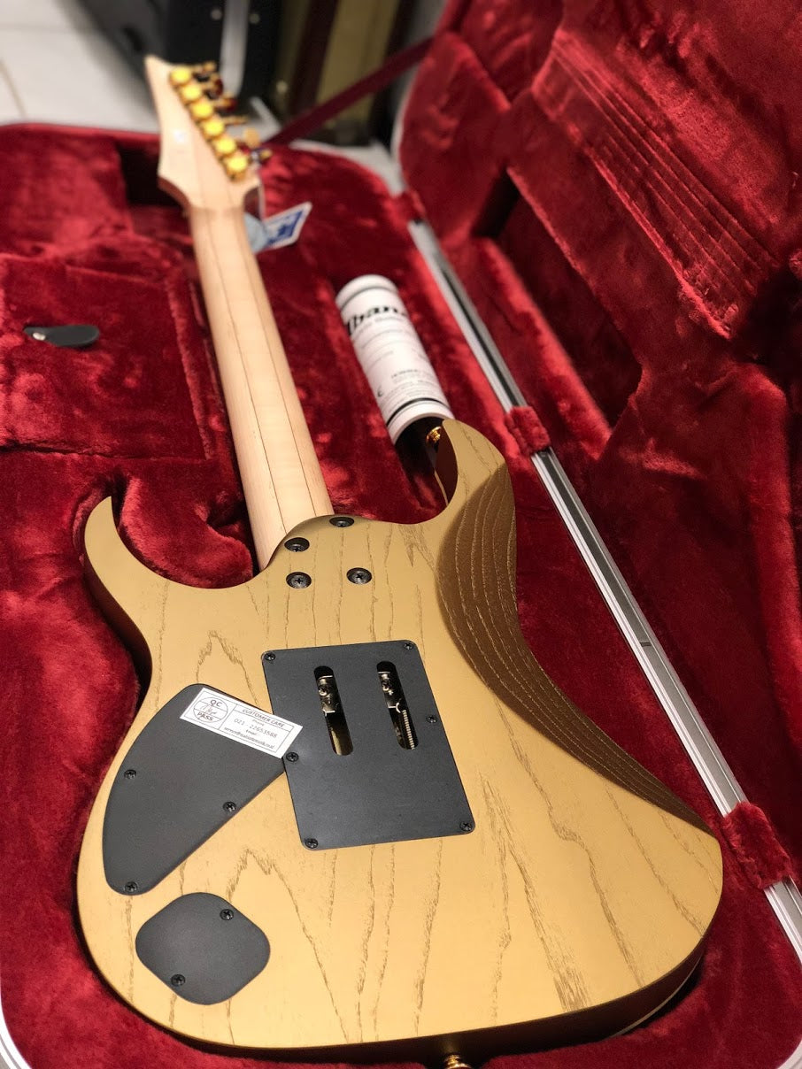 Ibanez RG657AHM Prestige Limited Edition Gold Flat