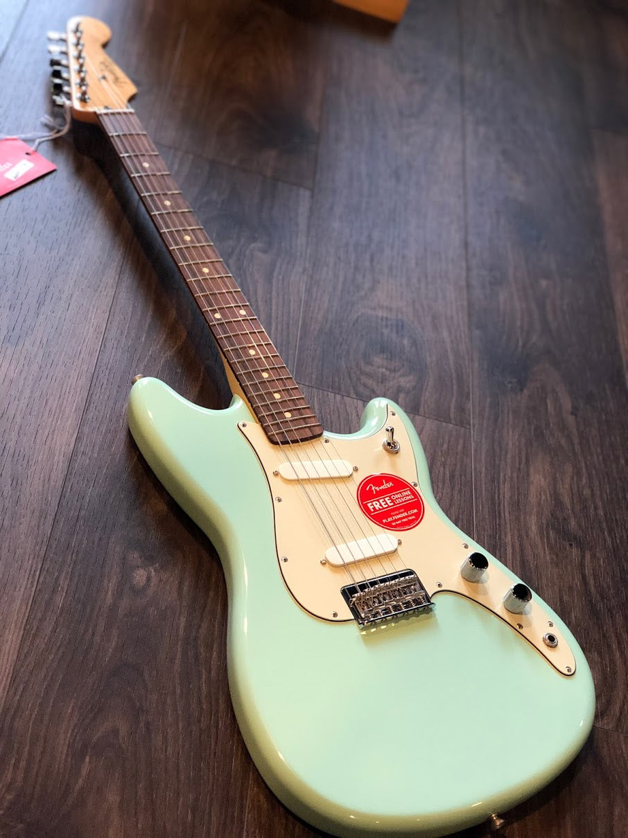 Fender Duo Sonic - Surf Green with Pau Ferro FB – nafiriguitar.com