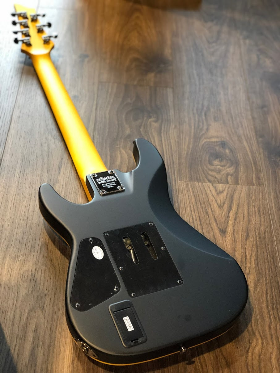 Schecter DEMON-7 FR in Aged Satin Black