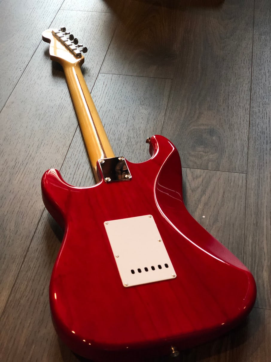 Tokai AST-154SH SEB Modern Goldstar Sound in Seethru Red