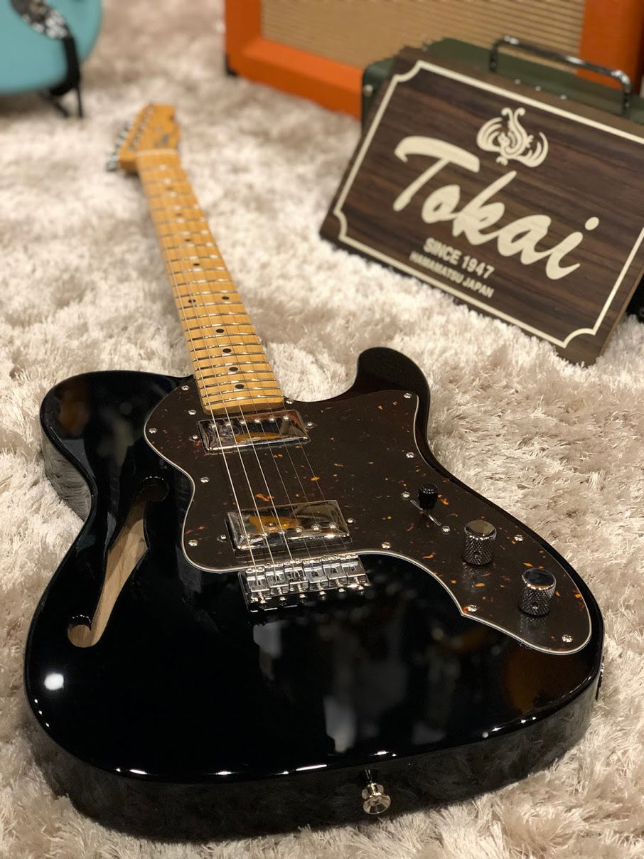 Tokai Japan Custom Shop TTE-200 Thinline Breezysound in Black