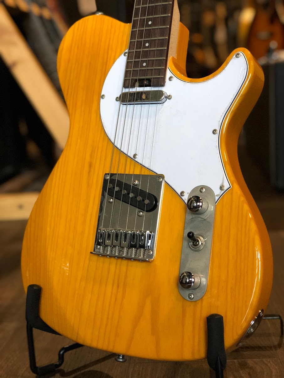 Cort Classic TC-SBN in Butterscotch Blonde with Ash Body and Hugh Manson PU
