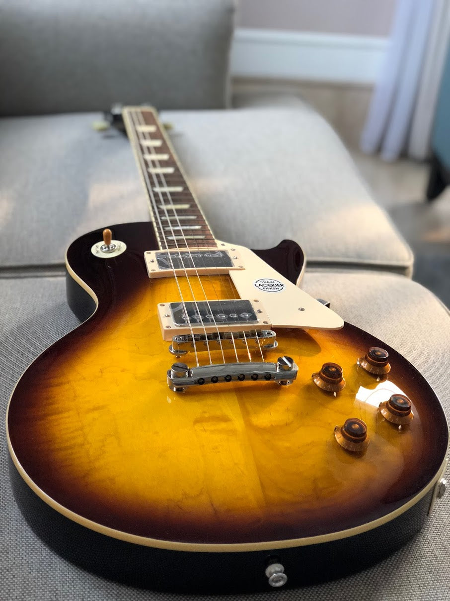 Tokai Love Rock LS-186 BS Premium Series Japan in Brown Sunburst Nitro Finish