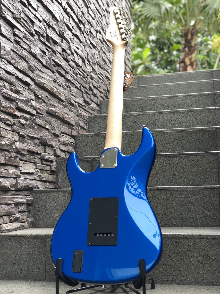 FGN J Standard Odyssey JOS-CL-SE in Blue Metallic with EMG pickups