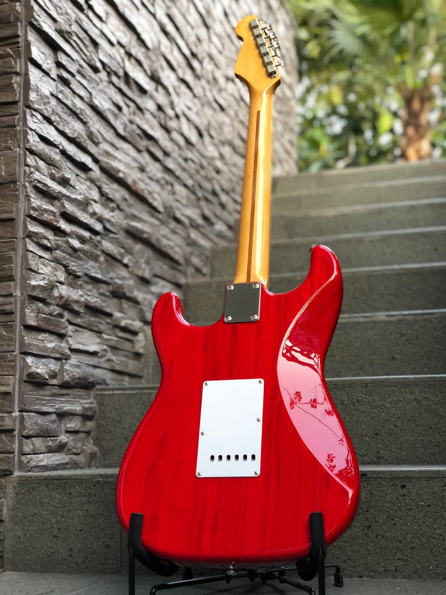 Tokai AST-108 SR/R in Contemporary Series in Seethru Red