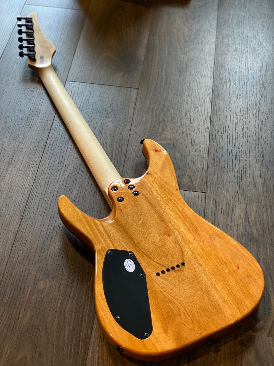 Schecter C-6 FR PRO ใน Aqua Burst