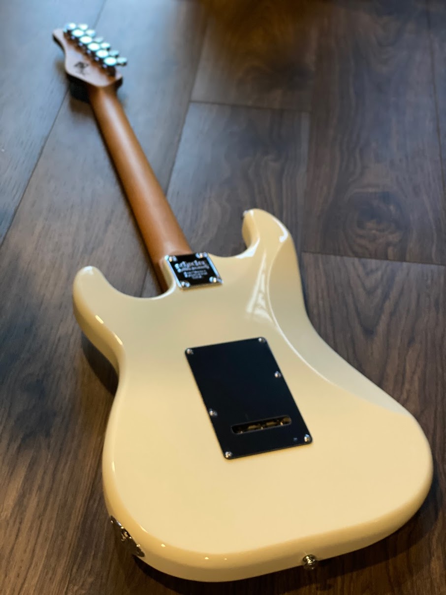 Schecter Nick Johnston Traditional SSS in Atomic Snow