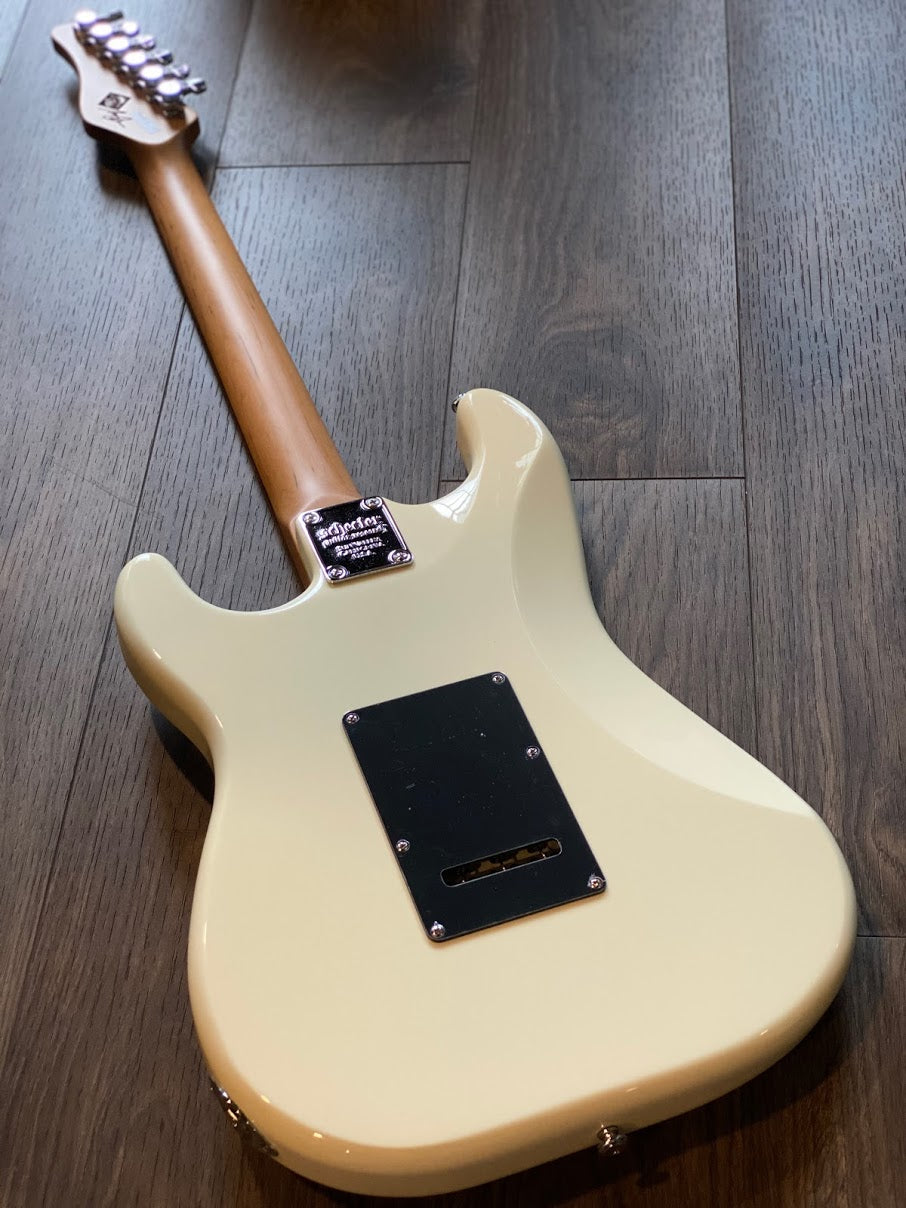 Schecter Nick Johnston Traditional HSS in Atomic Snow