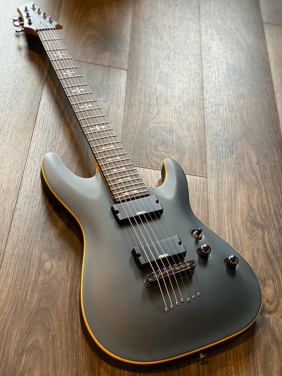 Schecter Demon 7 ABSN - Aged Black Satin