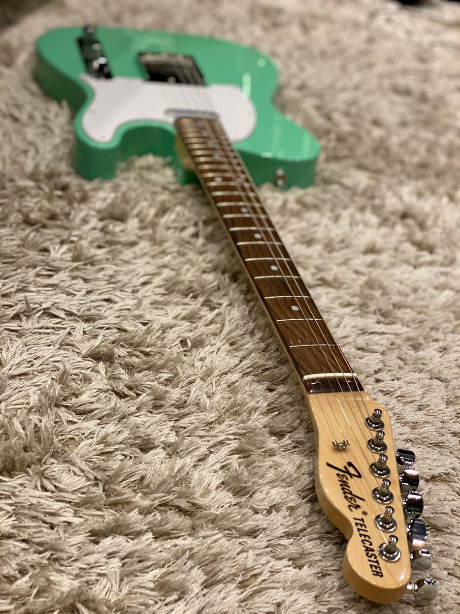 Fender Japan Traditional 70s Ash Telecaster Rosewood Surf Green