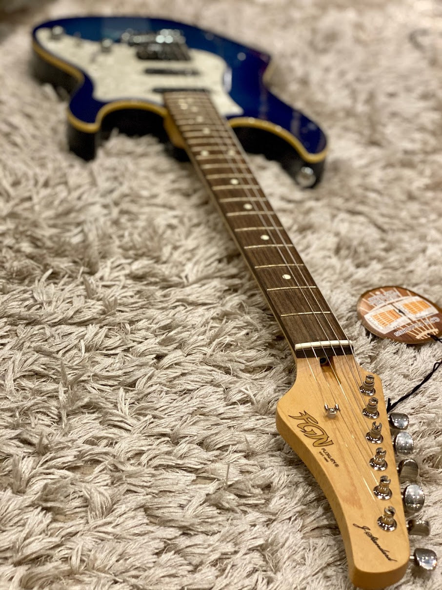 FGN Odyssey JOS-FM-R-JBT Flamed Maple in Jeans Burst made in Japan