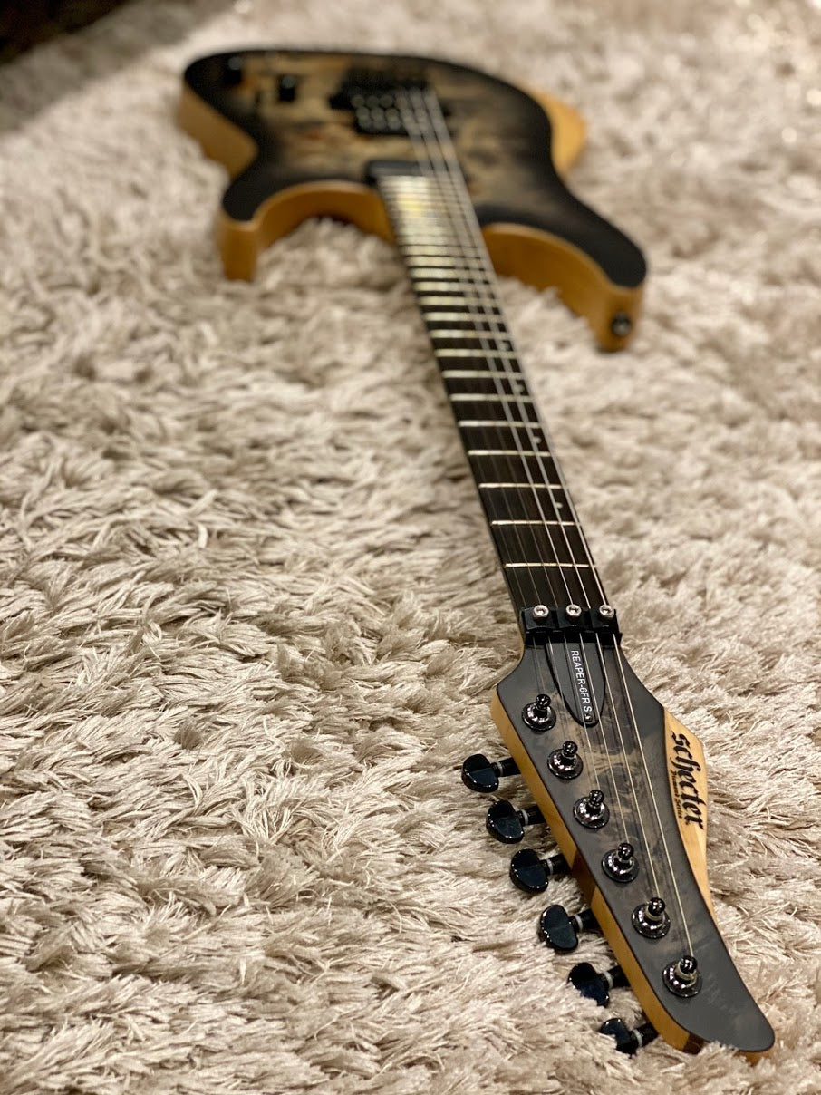 Schecter Reaper-6 FR-S - Satin Charcoal Burst