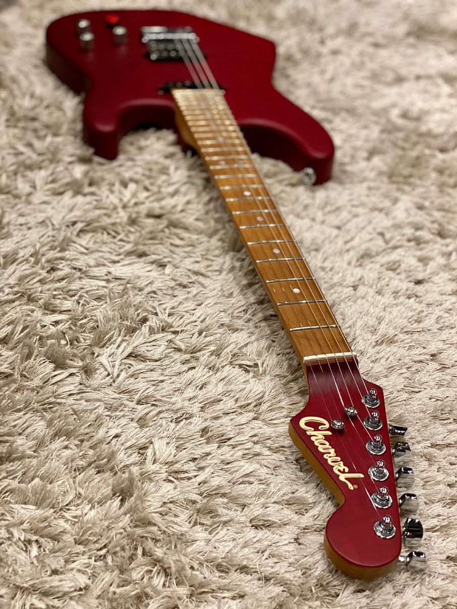 Charvel Limited Edition Justin Aufdemkampe Signature Pro-Mod SD24 - Transparent Red