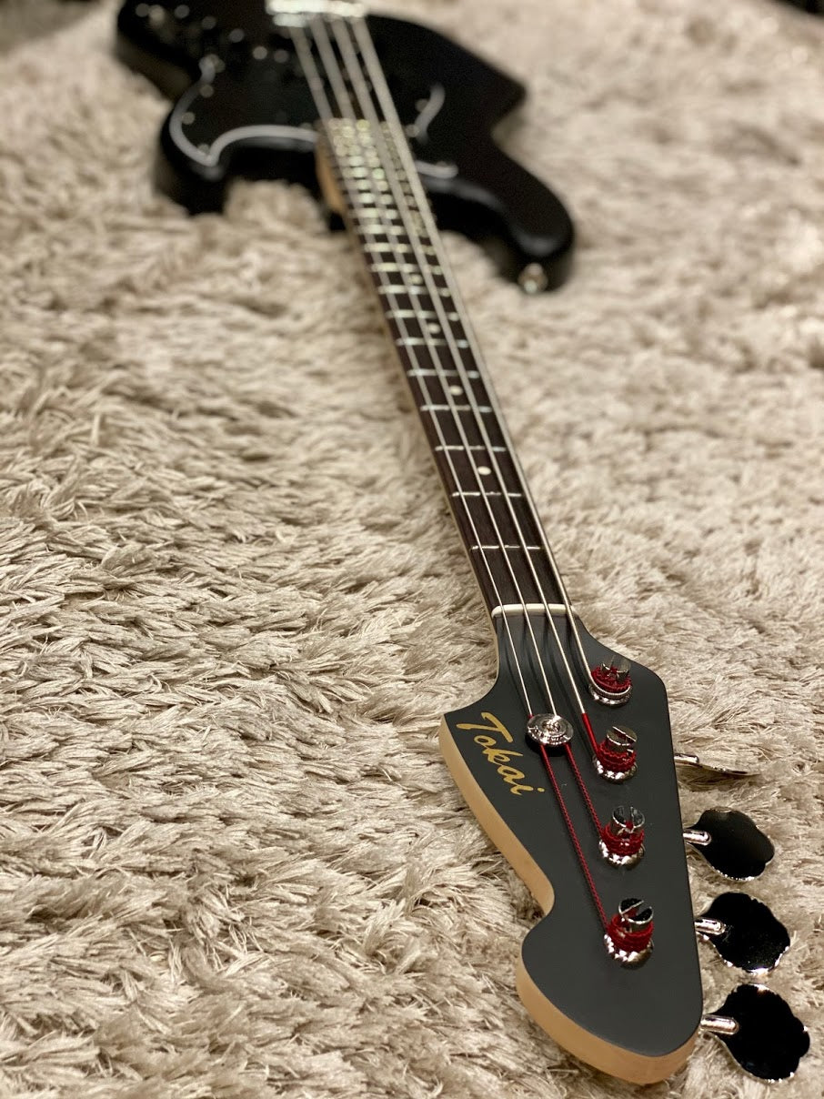 Tokai AJB-110 MBB/R Jazz Sound Bass Limited Edition in Matt Black with Rosewood FB