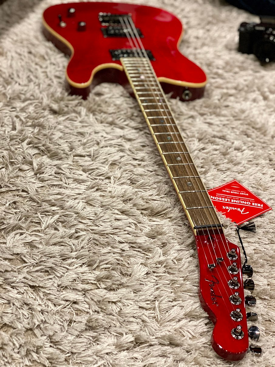 Fender Special Edition Custom Telecaster FMT HH - Crimson Red Transparent