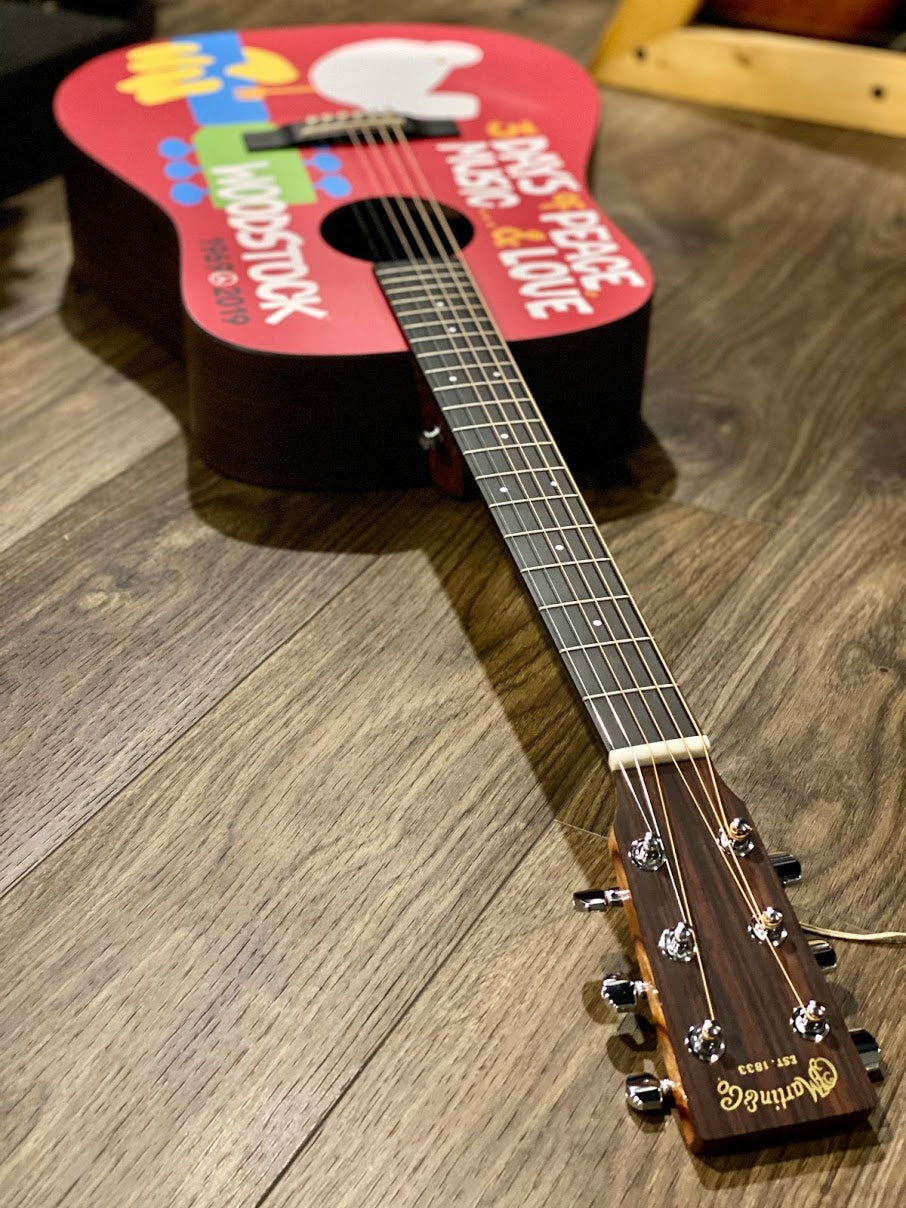 Martin DX Woodstock 50th Anniversary - Woodstock Design