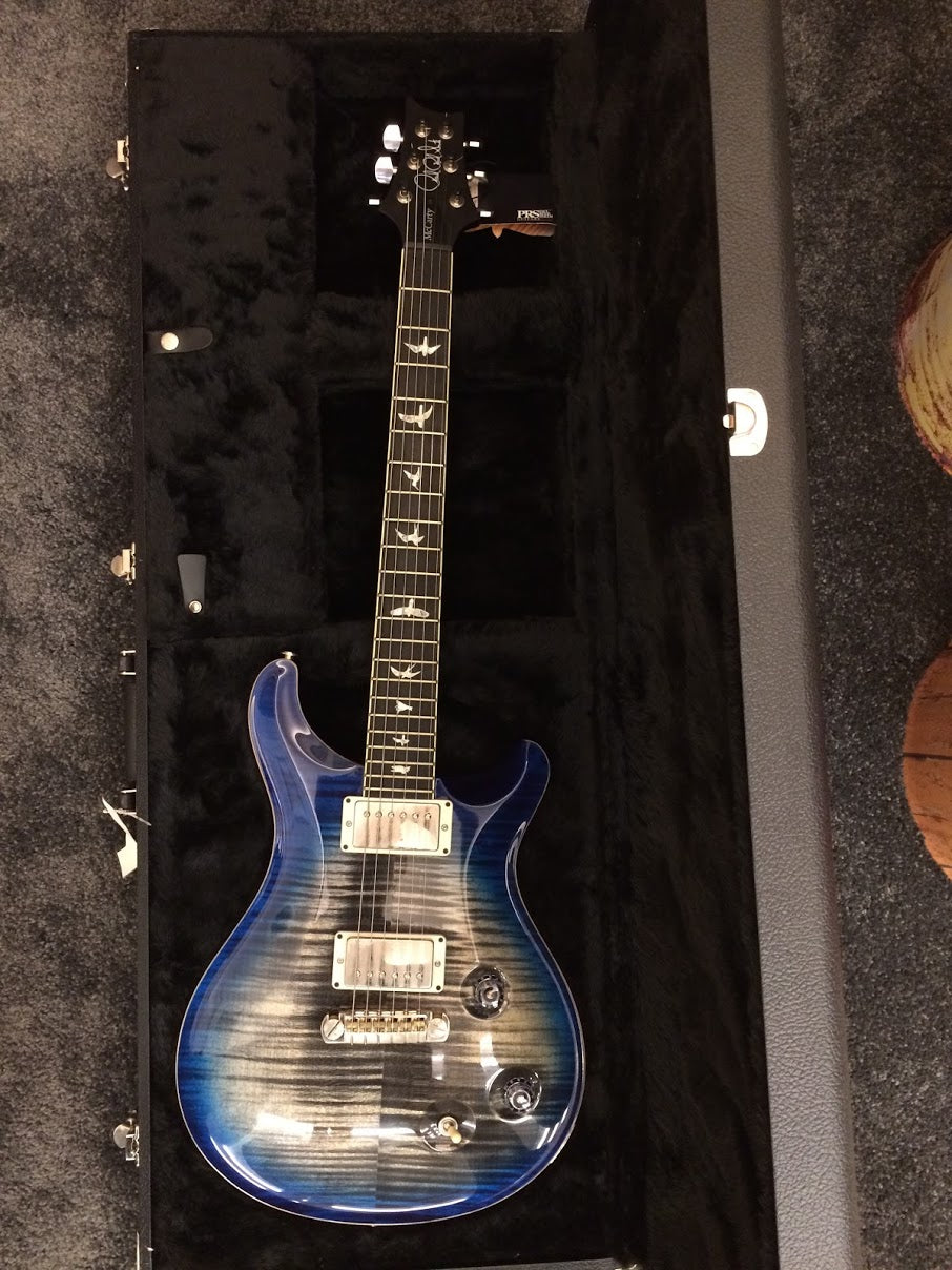 PRS McCarty with Ebony Fingerboard - Charcoal Blue Burst 16231202