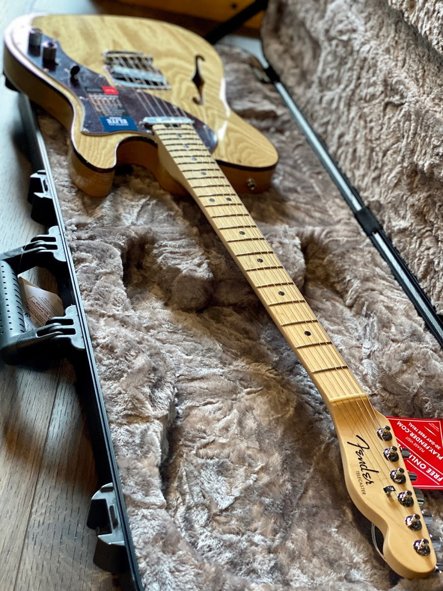 Fender American Elite Telecaster Thinline with maple FB in Natural
