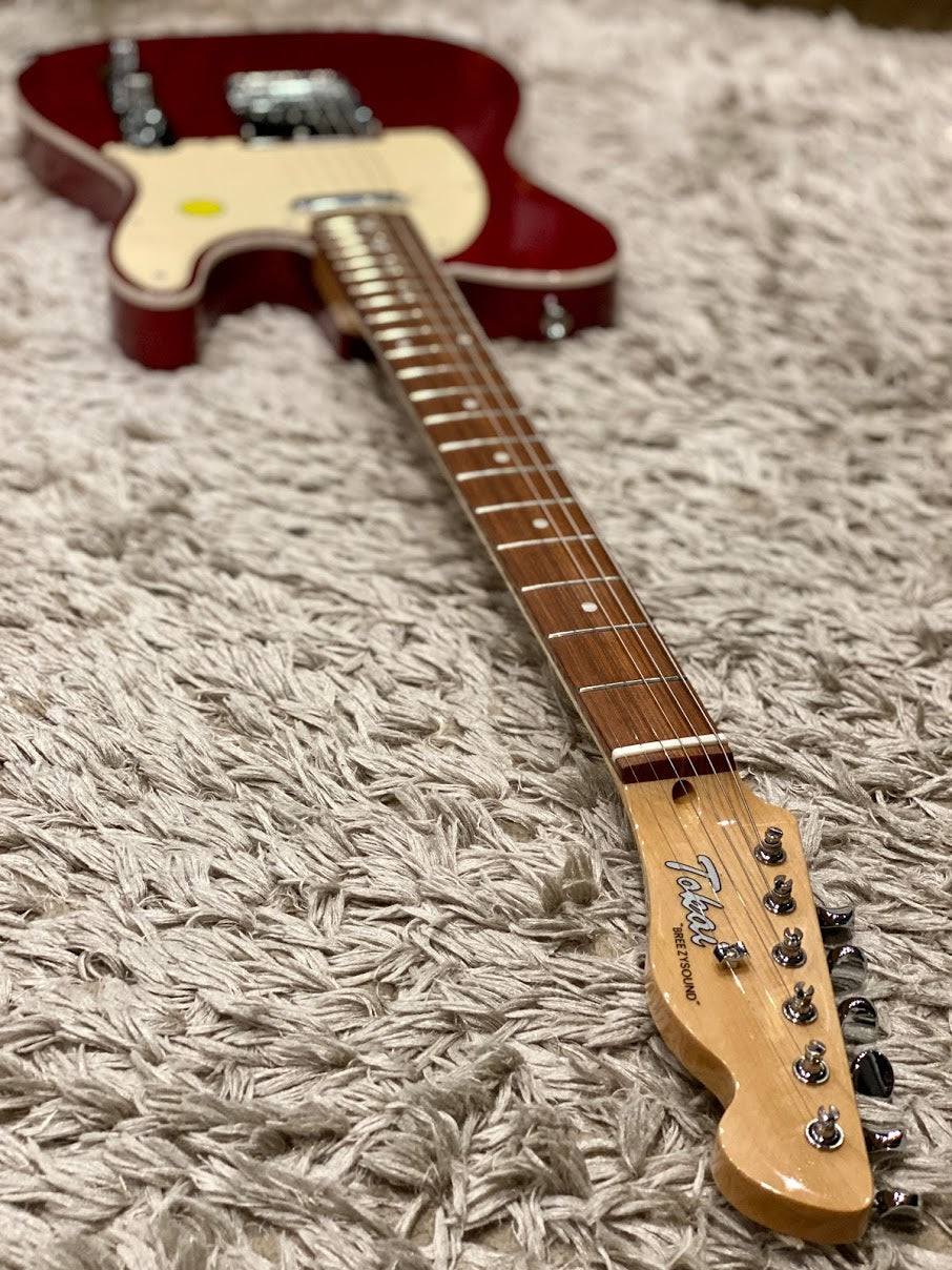 Tokai ATE-52B OCR/CJ Breezysound 2020 in Old Candy Apple Red with Carbonized Jatoba FB