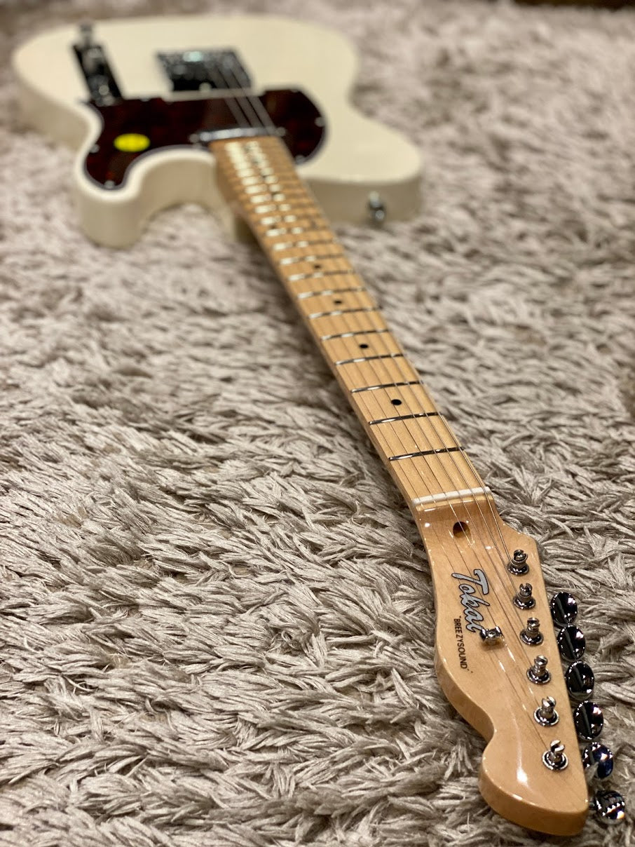 Tokai ATE-52 VWH/M Breezysound 2020 in Vintage White with maple FB