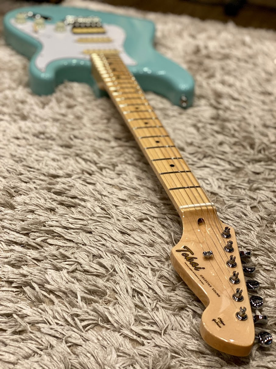 Tokai AST-52SH SOB/M Goldstar Sound HSS 2020 Model in Sonic Blue with maple FB
