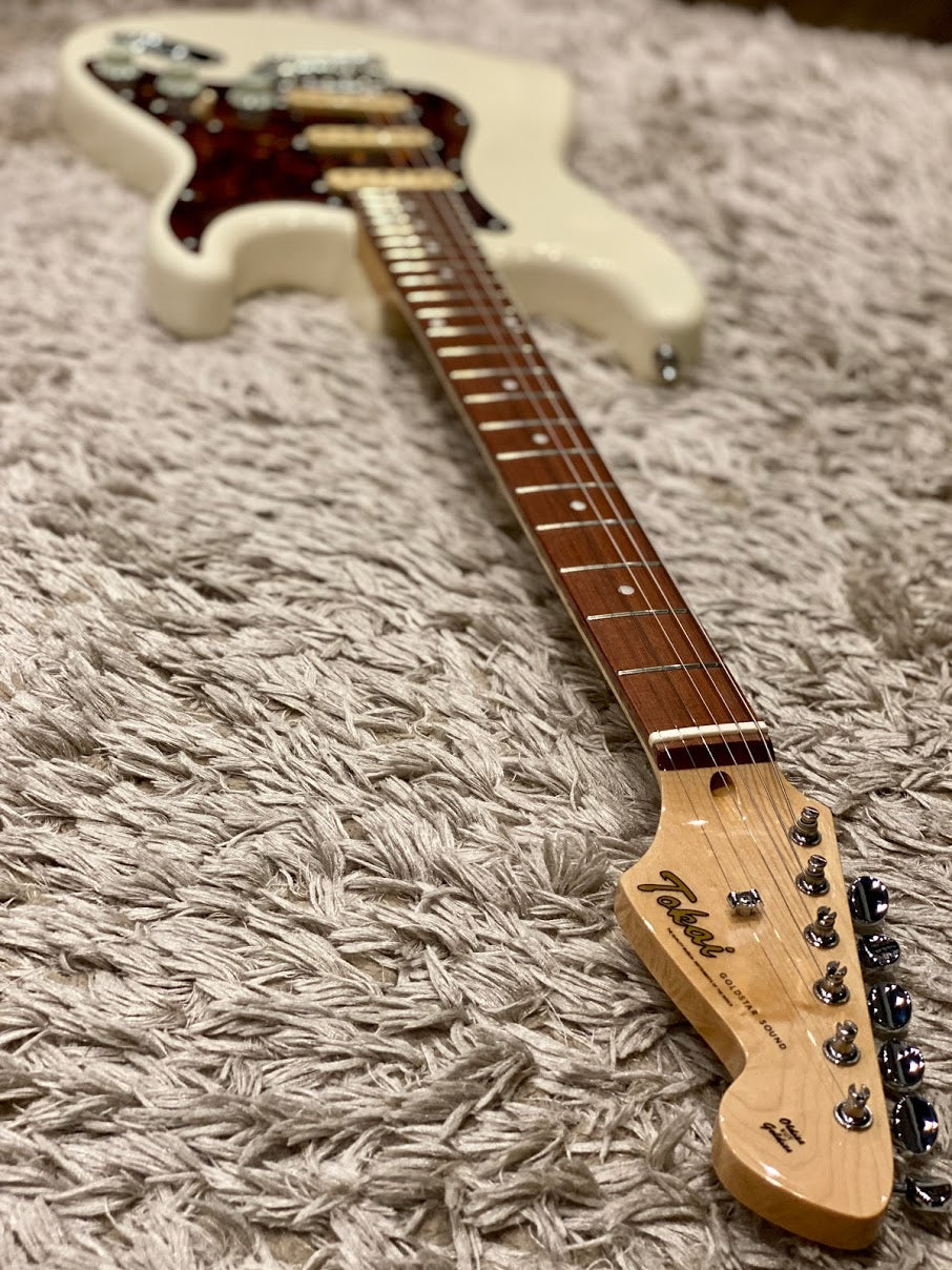 Tokai AST-52 VWH/CJ Goldstar Sound 2020 in Vintage White with Carbonized Jatoba FB