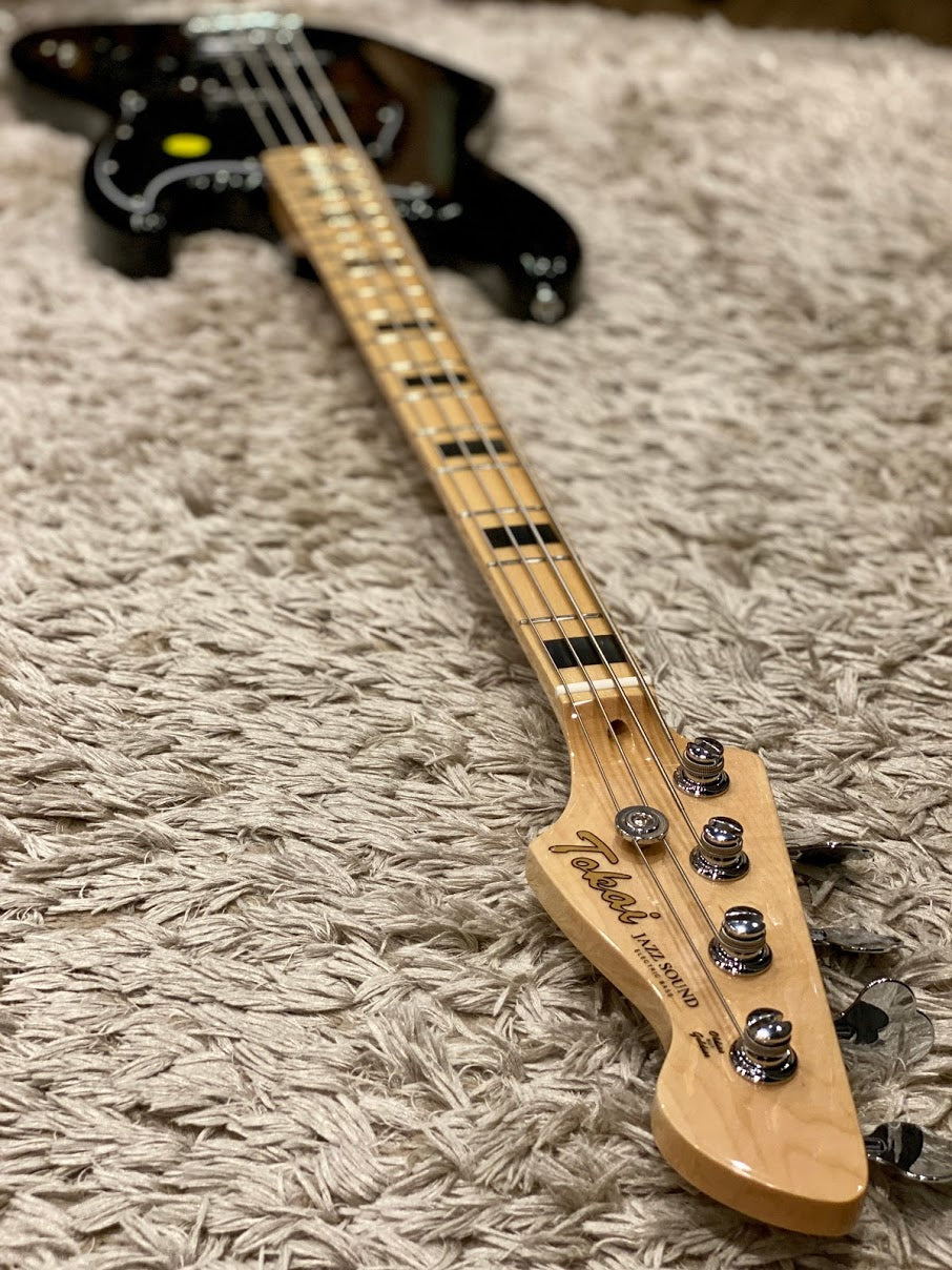 Tokai AJB-58 BB/M Jazz Sound Bass in Black with maple FB