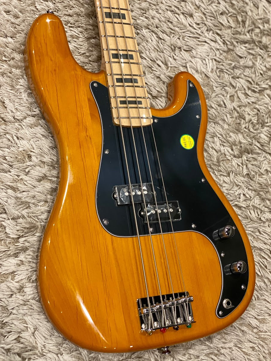 Tokai APB-58 VNT/M Hard Puncher Bass in Vintage Natural with maple FB