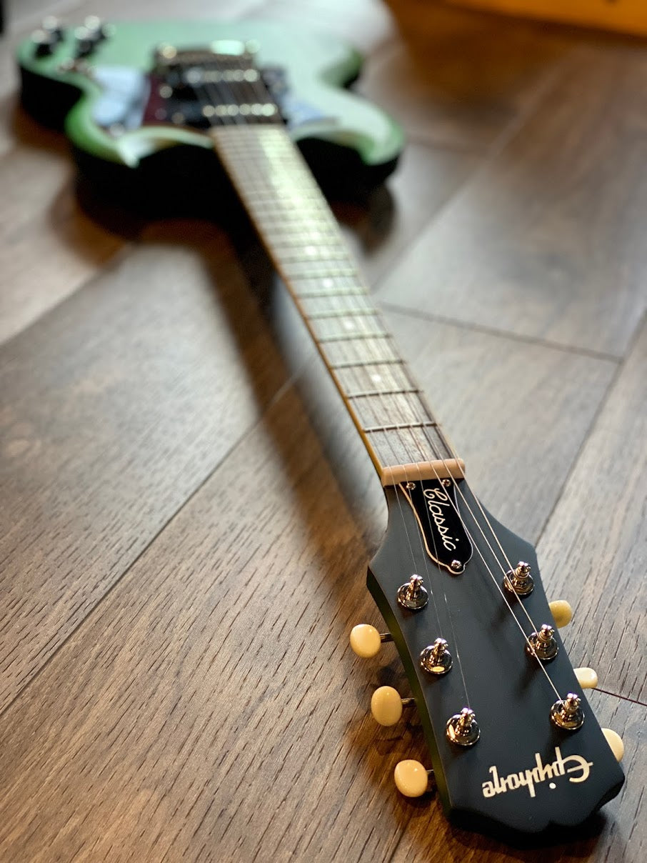 Epiphone SG Classic Worn P-90s Electric Guitar Worn Inverness Green
