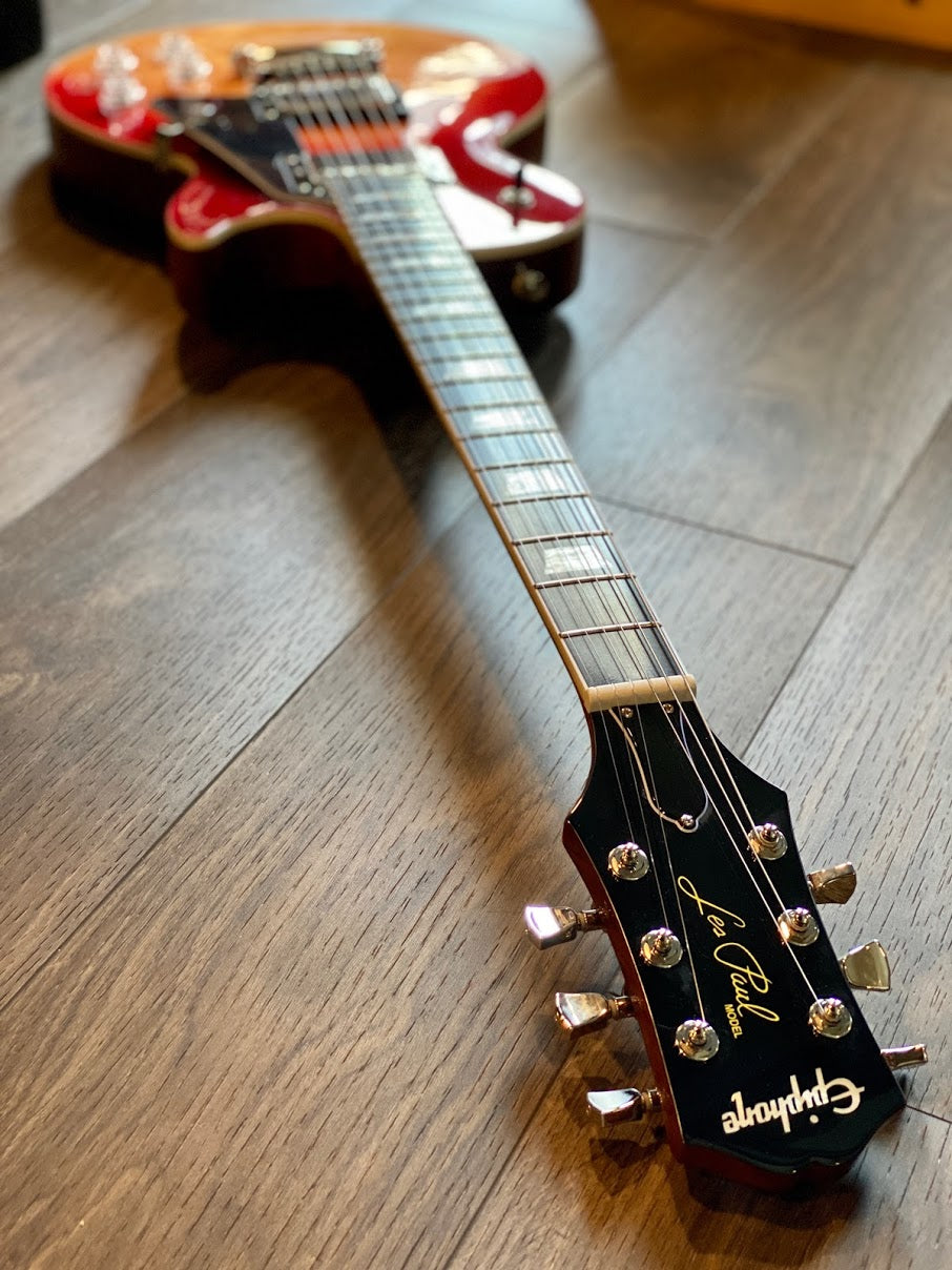 Epiphone Les Paul Modern Figured in Orange Magma Fade