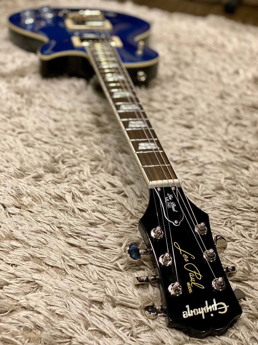 Epiphone Les Paul Muse in Radio Blue Metallic
