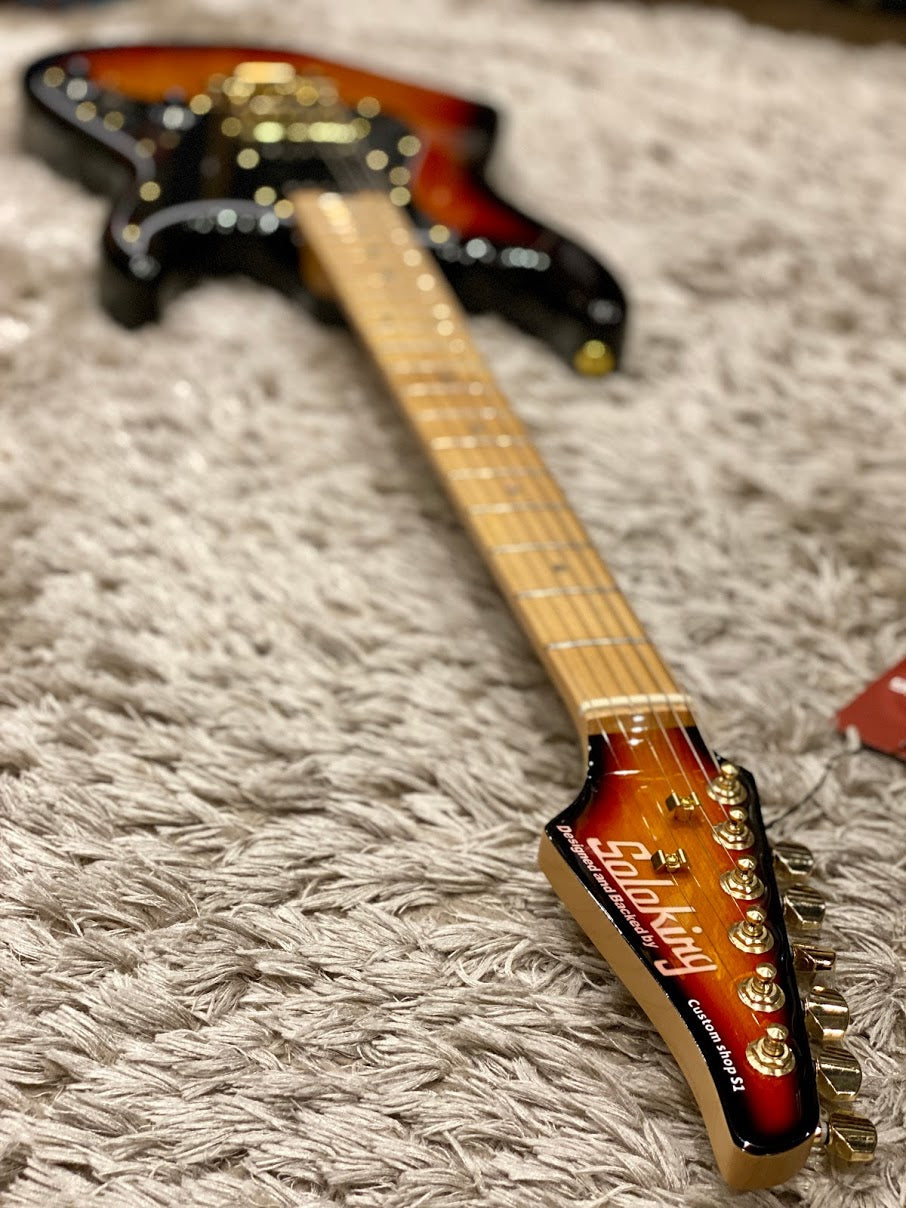 Soloking MS-1 Classic in Sunburst with Gold Hardware and Roasted Maple FB