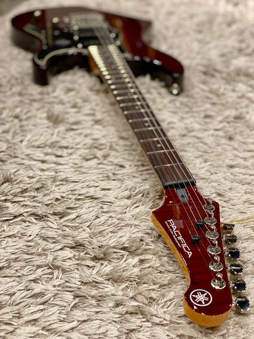 Yamaha Pacifica 612VII Flame Maple in Root Beer