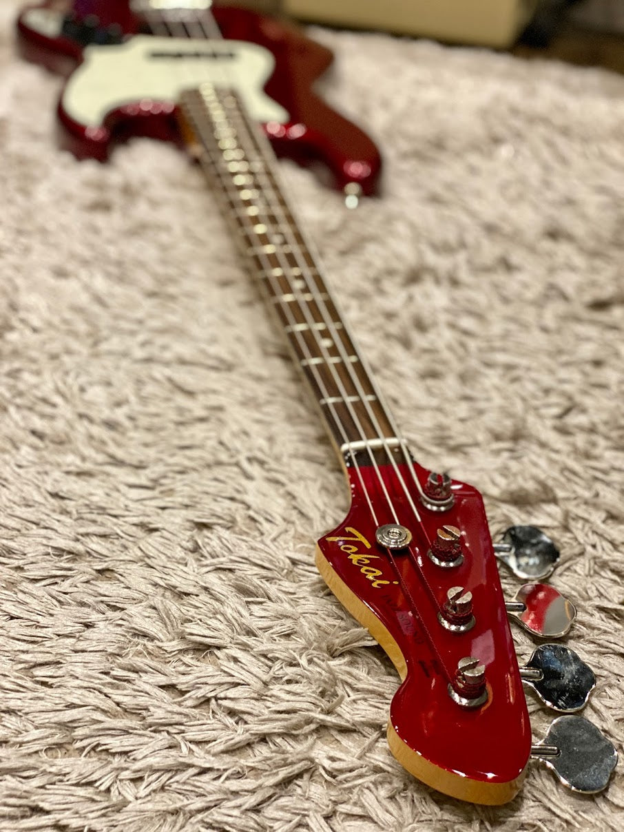 Tokai AJB-106 OCR/R Jazz Sound Bass Japan in Old Candy Apple Red