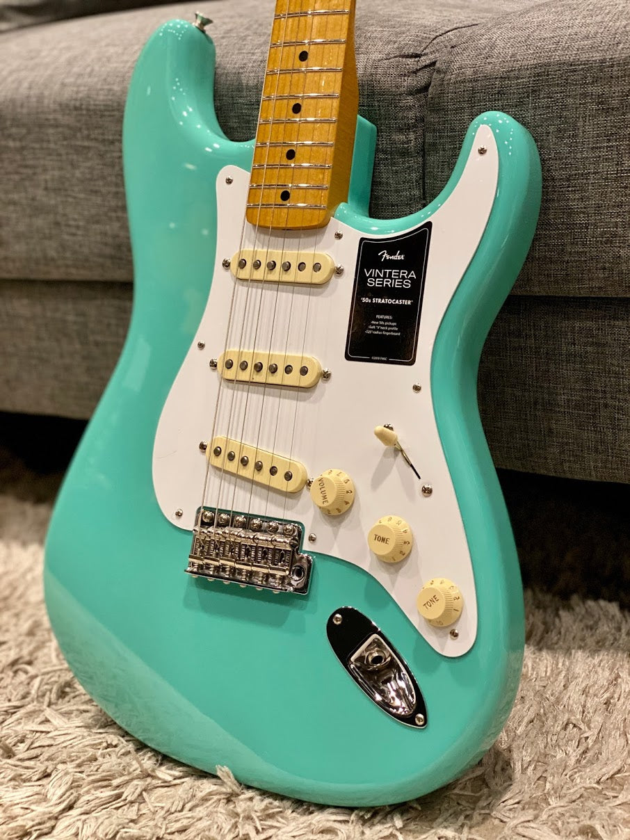 Fender Vintera 50s Stratocaster with Maple FB in Sea Foam Green