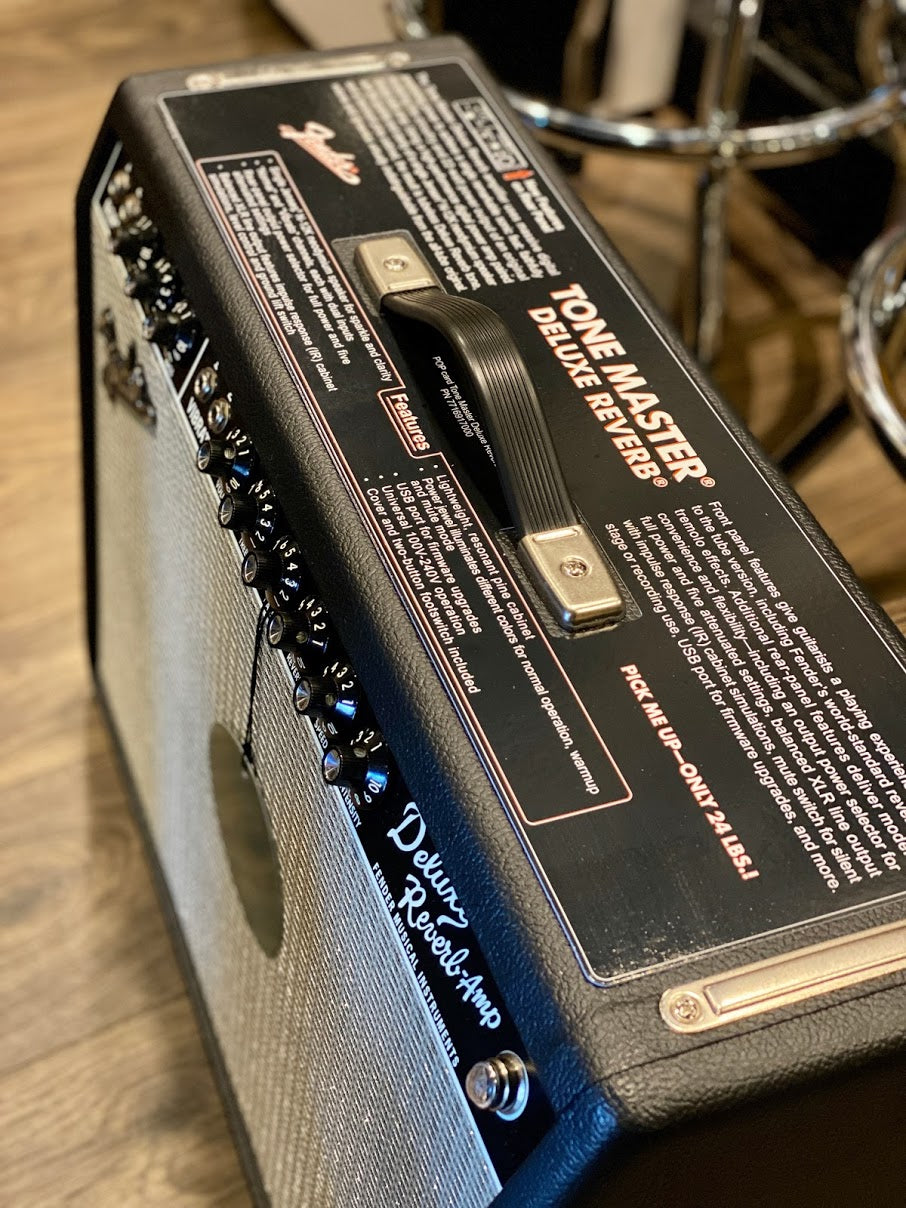 Fender Tone Master Deluxe Reverb Guitar Amplifier in Black
