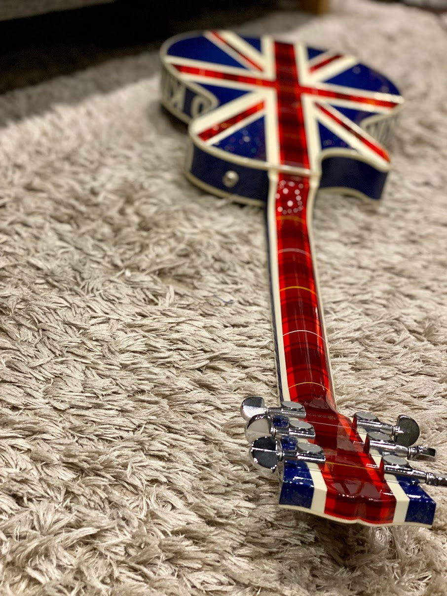 Tokai Love Rock Custom Shop Japan LC Baby Jack DX England Flag