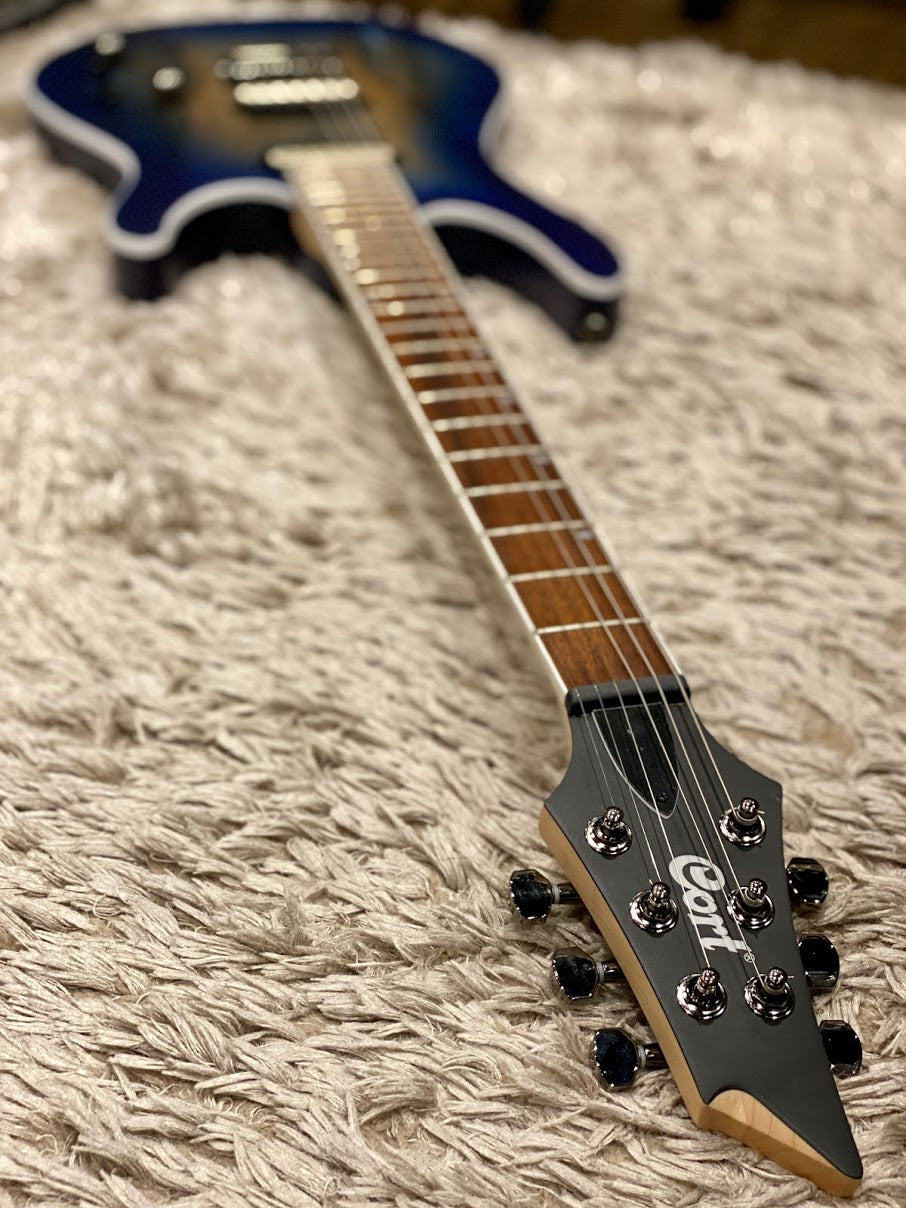 Cort KX300 in Open Pore Cobalt Burst