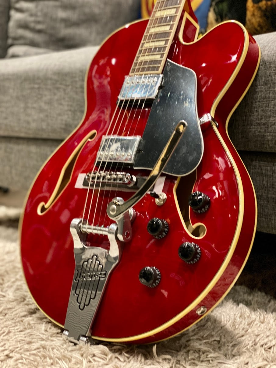 Ibanez AFS75T-TRD Artcore in Trans Red
