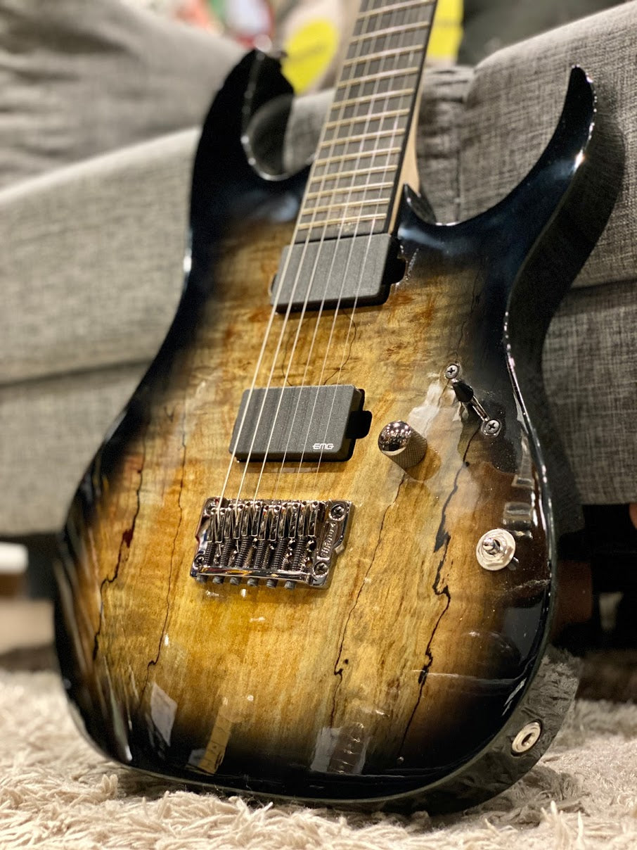 Ibanez RGIX20FESM-FSK Iron Label Limited Run in Foggy Stained Black