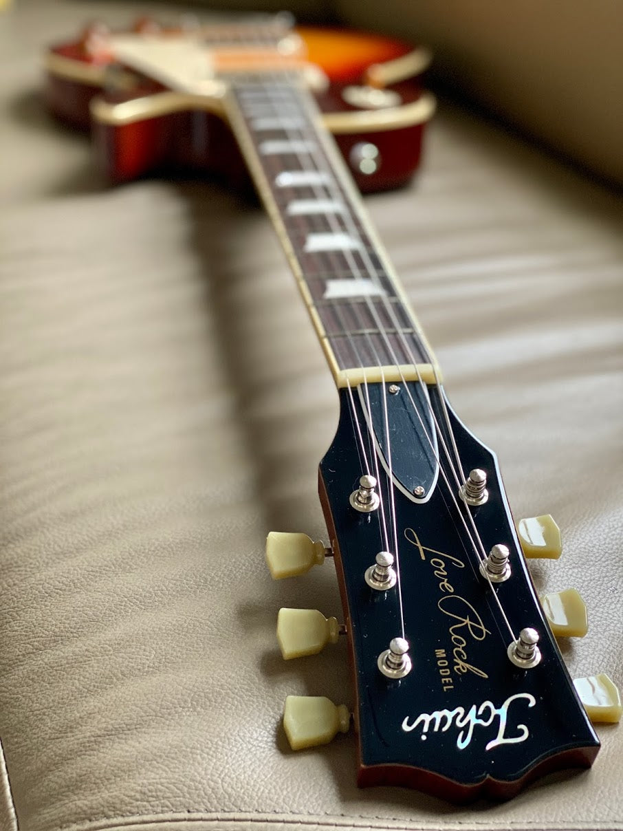 Tokai LS-136F TB Love Rock Japan in Heritage Dark Cherry with AAAA Flame Top