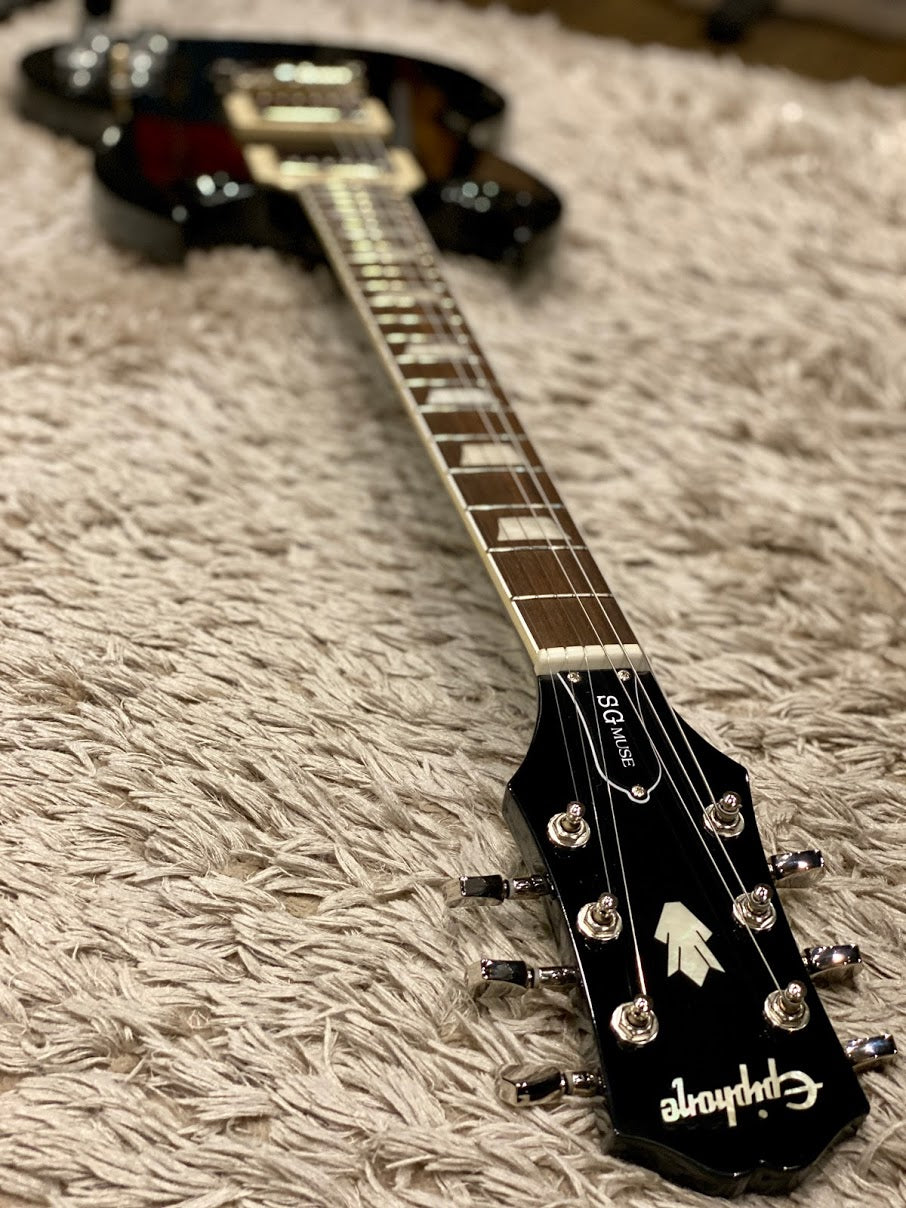 Epiphone SG Muse in Jet Black Metallic