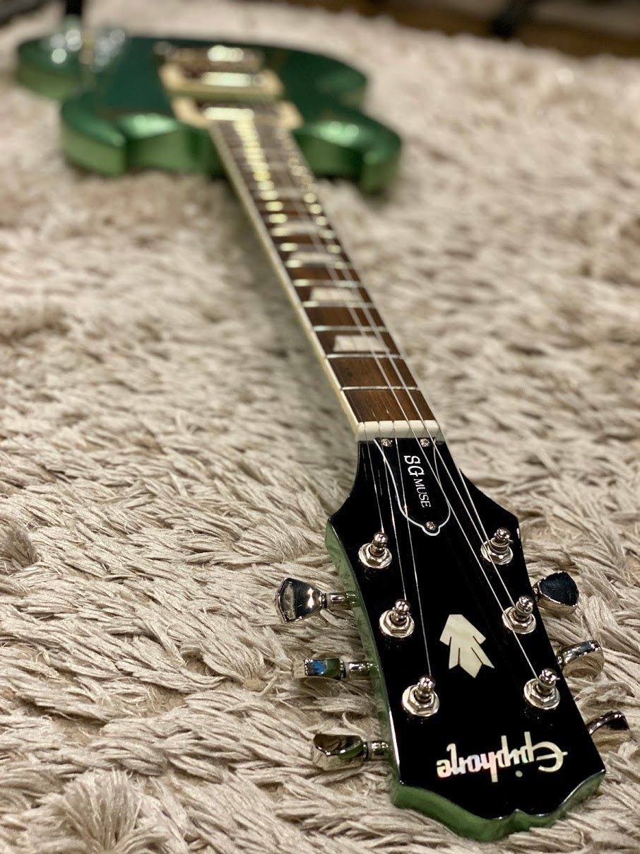 Epiphone SG Muse in Wanderlust Green Metallic