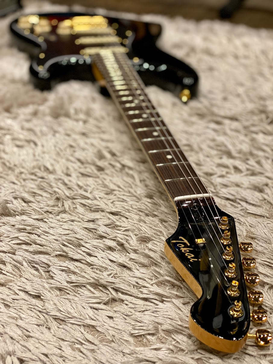 Tokai AST-104G BB/R Goldstar Sound Japan in Black Beauty with Rosewood FB